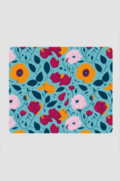 Floral Design printed Mouse Pad