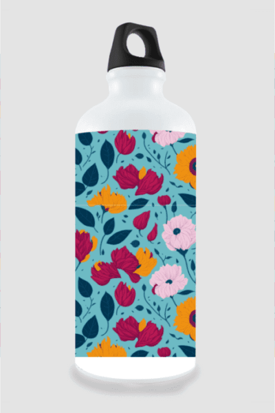Floral Design Sipper Bottle