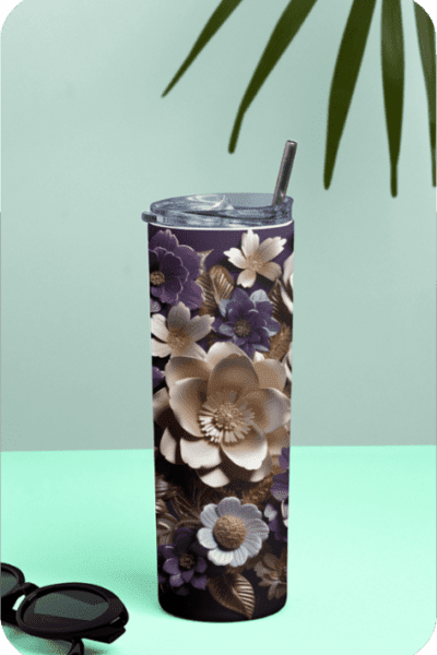 Wild Flowers Tumbler 20 Oz