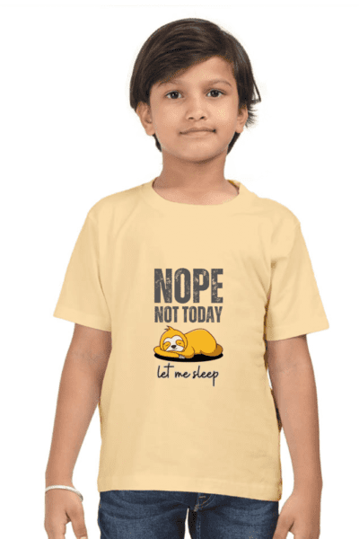Nope Not Today Kids T-shirt